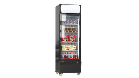 AGR-368-EC – 1-Door Vertical Glass Refrigerated Cabinet, 368L