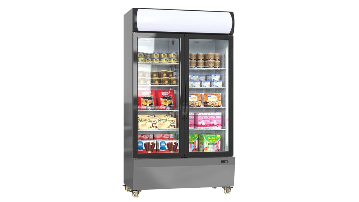 AGR-730-EC – Armoire Réfrigérée Vitrée Verticale 2 Portes, 730L
