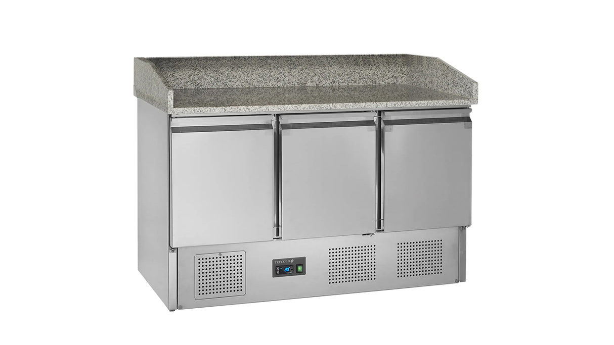 GN 1/1 Refrigerated Pizza Counter in Stainless Steel β PT1365