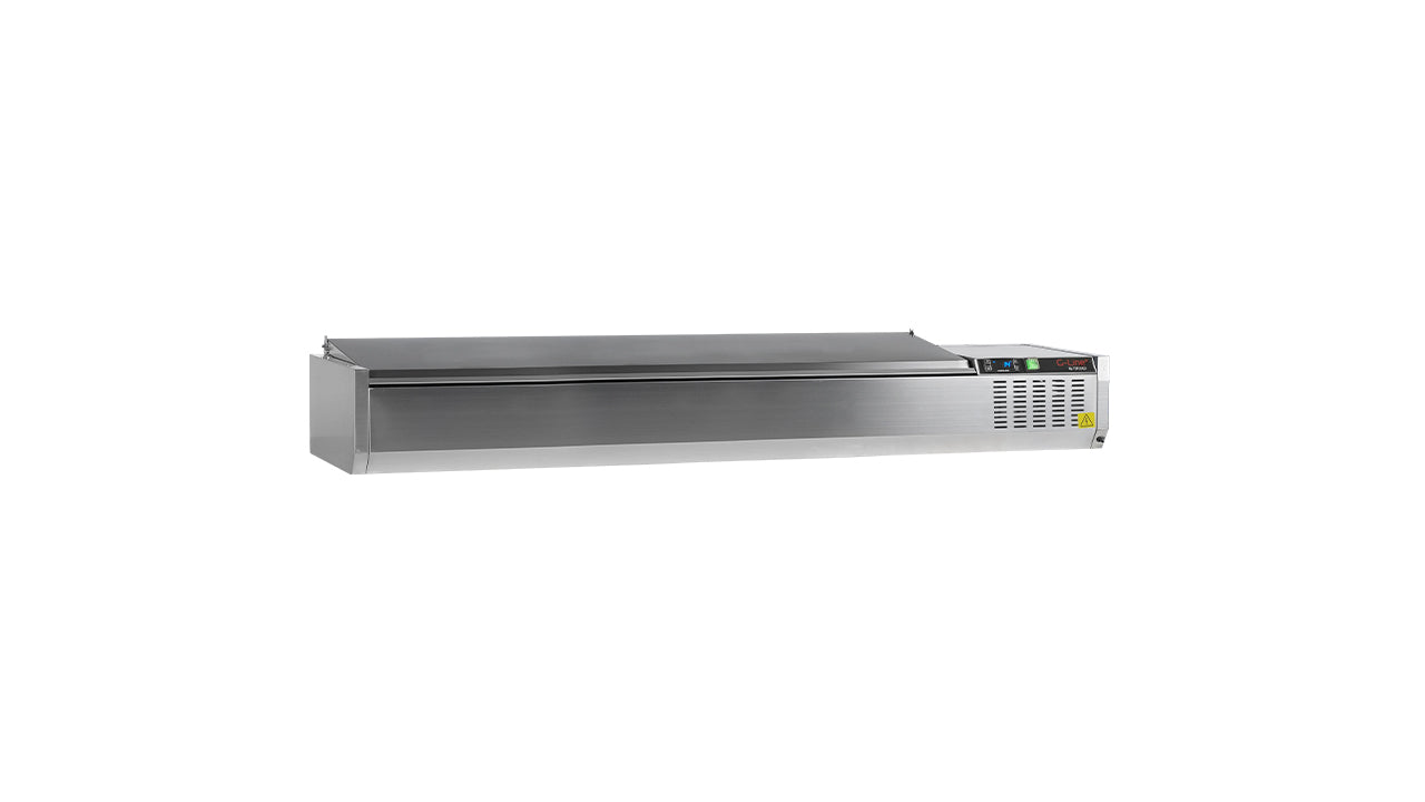 Refrigerated display case GN1/3 GVC38-200 S/S β Professional equipment