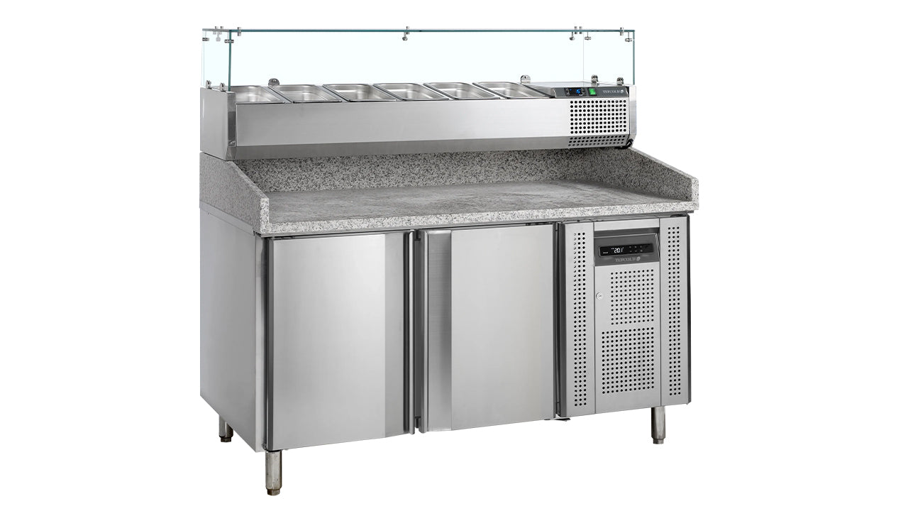 Pizza Table with Topping Module β Model PT1200 + VK38-150
