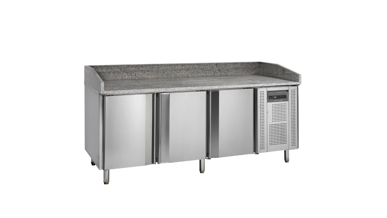GN 1/1 Refrigerated Pizza Table in Stainless Steel β PT1300
