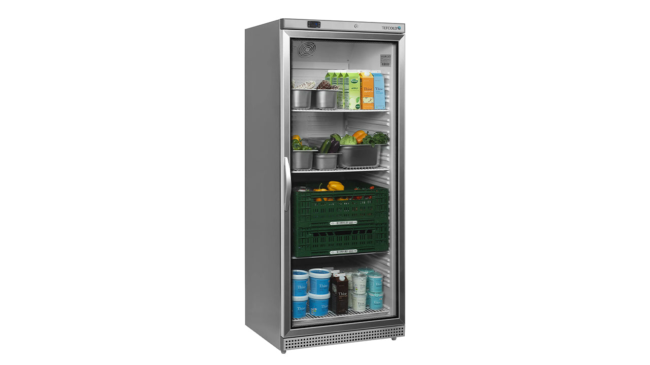 GN2/1 Glass Refrigerator UR600SG β Professional Refrigerated Cabinet
