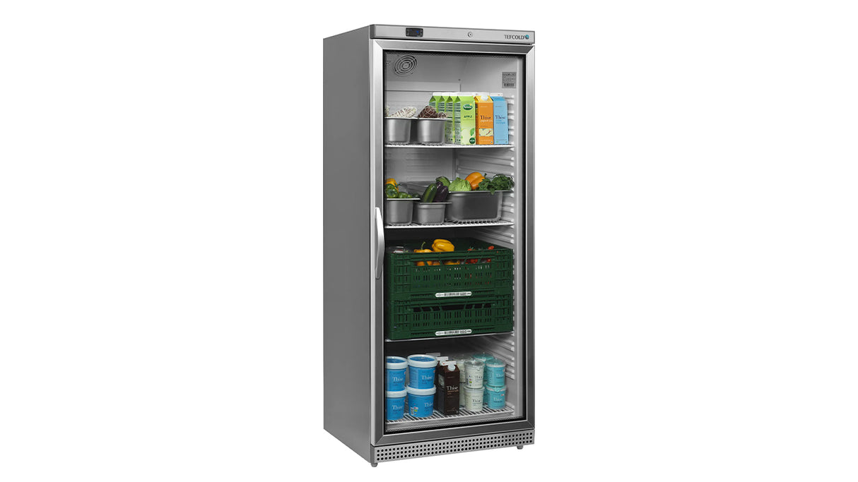GN2/1 Glass Refrigerator UR600SG β Professional Refrigerated Cabinet