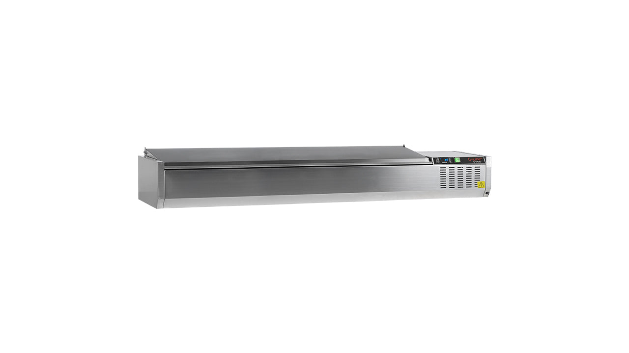 Refrigerated display case GN1/4 GVC33-200 S/S β Professional equipment
