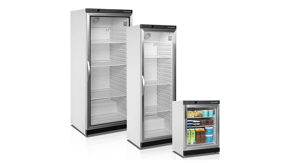 GN2/1 UR600G Glass Refrigerator β Professional Refrigerated Cabinet