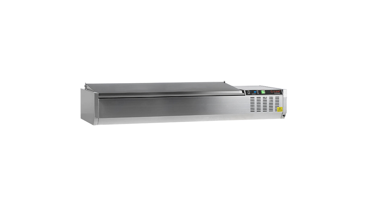 Refrigerated display case GN1/3 GVC38-150 S/S β Professional equipment