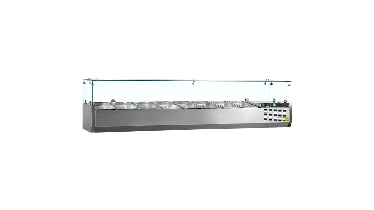 Refrigerated display case GN1/3 GVC38-180 β Professional equipment
