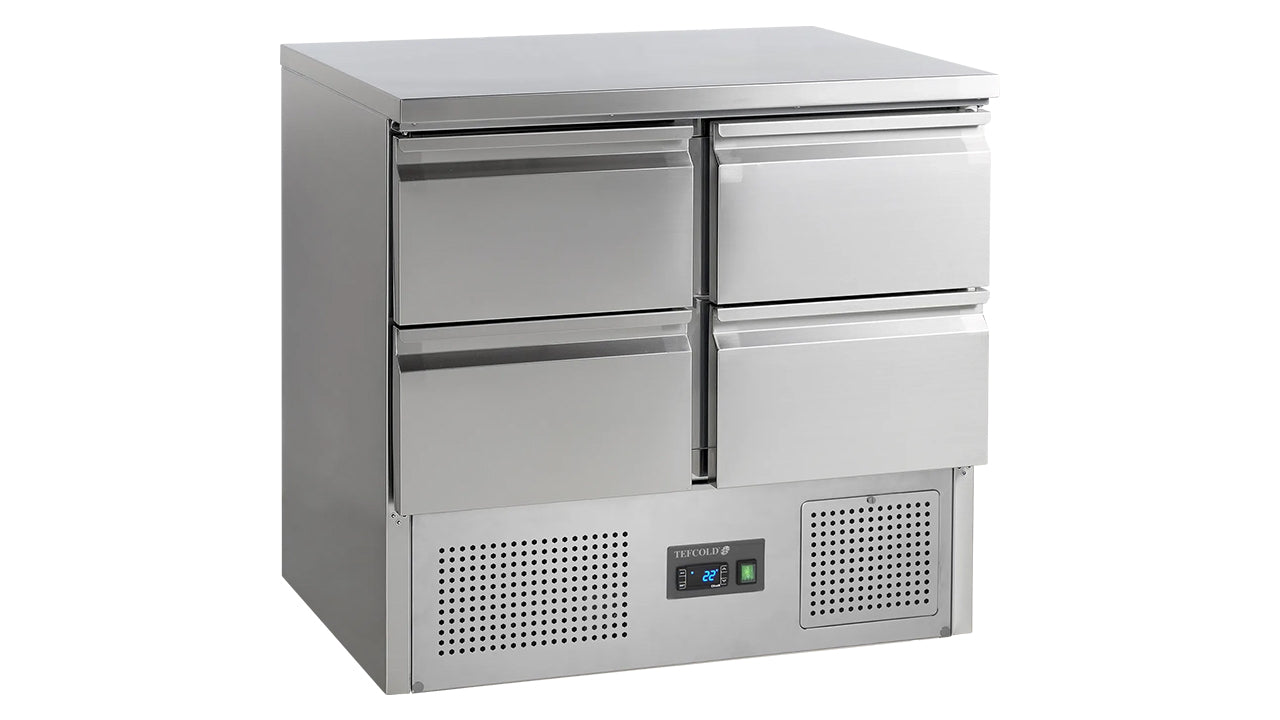 SA914 GN1/1 refrigerated salad bar counter β Professional furniture
