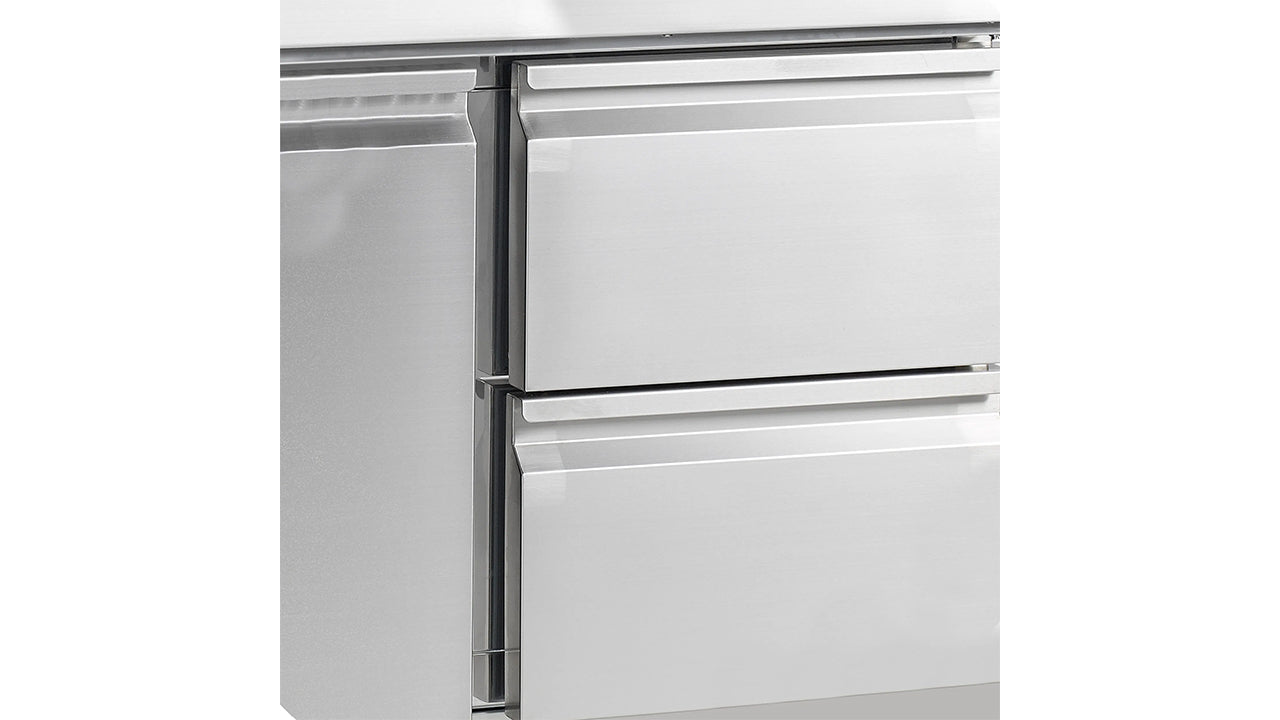GN 1/1 Refrigerated Pizza Counter in Stainless Steel β PT1365