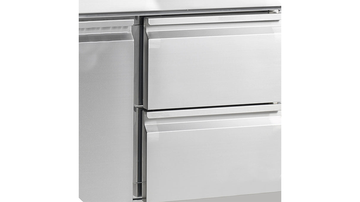 GN 1/1 Refrigerated Pizza Counter in Stainless Steel β PT1365