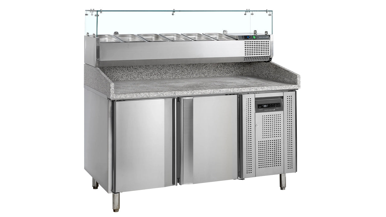 Pizza Table with Topping Module β Model PT1200 + VK38-150