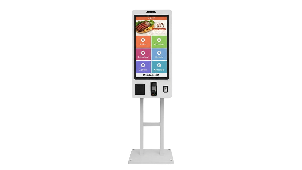 Borne Interactive Tactile Krite – Écran Haute Définition avec Paiement Intégré – 32", 43" et 55"