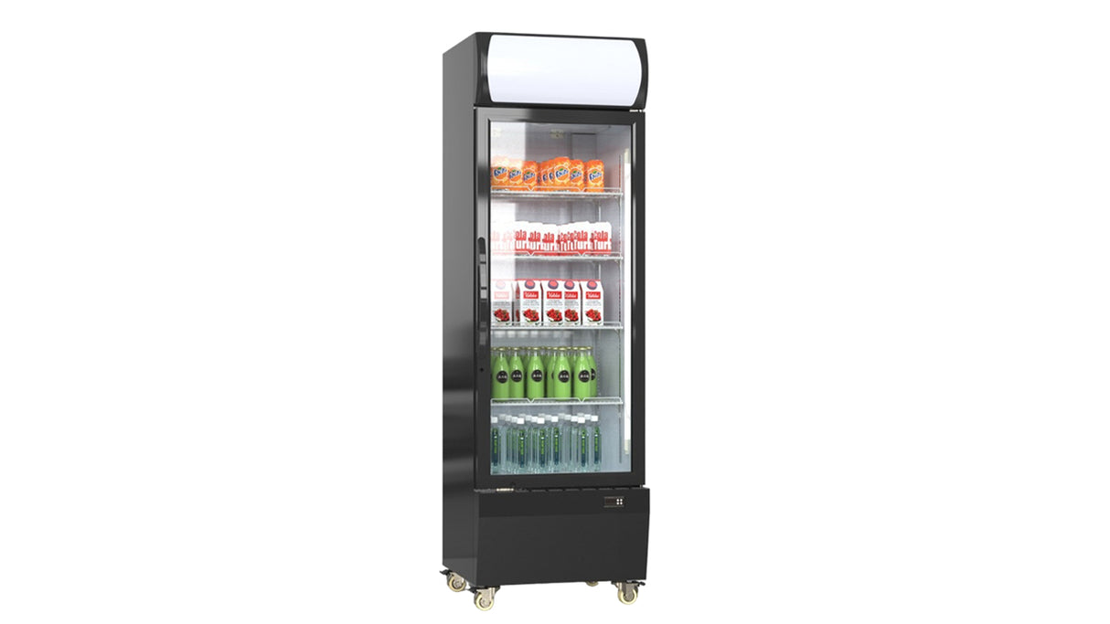 AGR-368-EC – Armoire Réfrigérée Vitrée Verticale 1 Porte, 368L