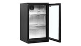 Arrière de Bar Réfrigéré 2 Portes Vitrées – BA21H (196 L, Noir, Classe Énergétique A)
