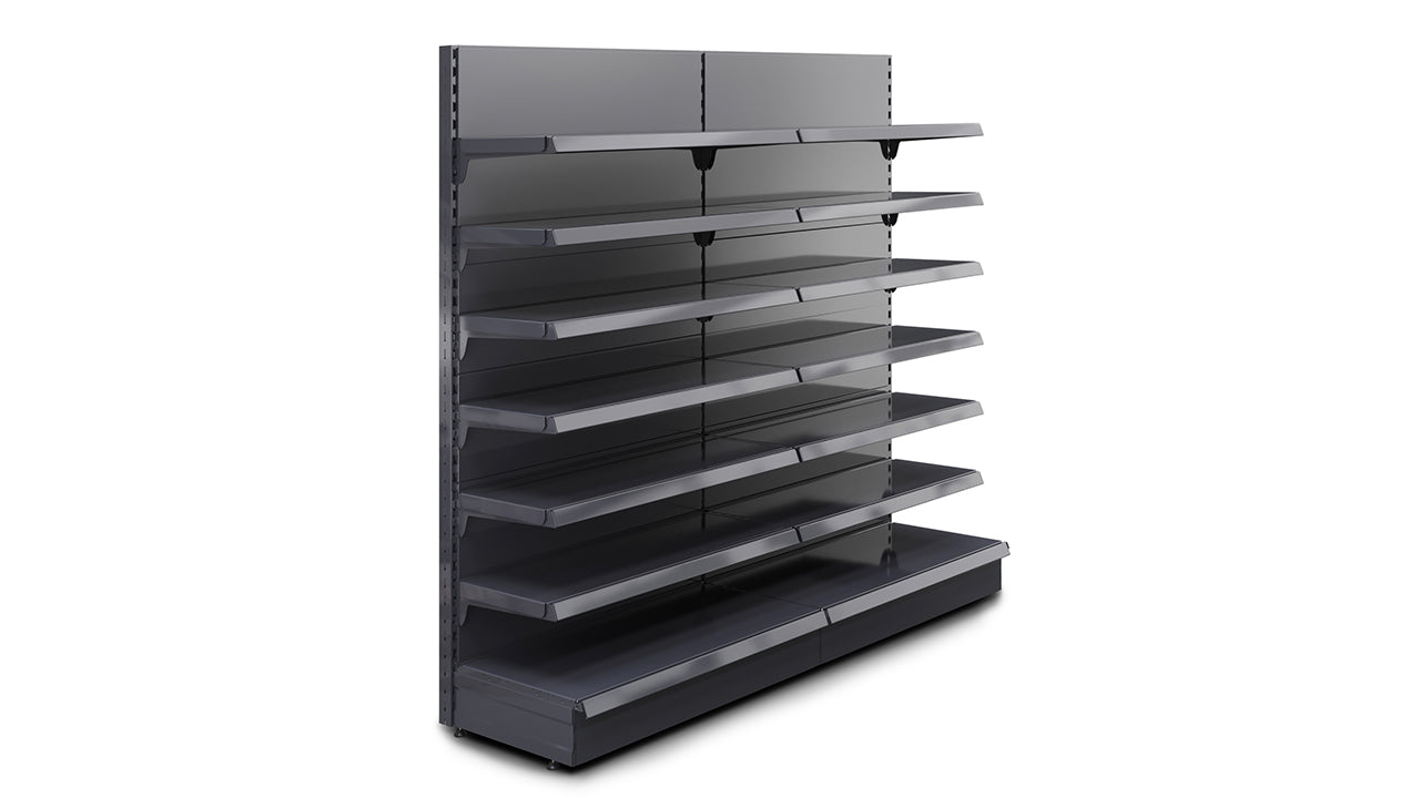 Heavy Duty Gondola Shelving - Adjustable Metal Shelving for Retail