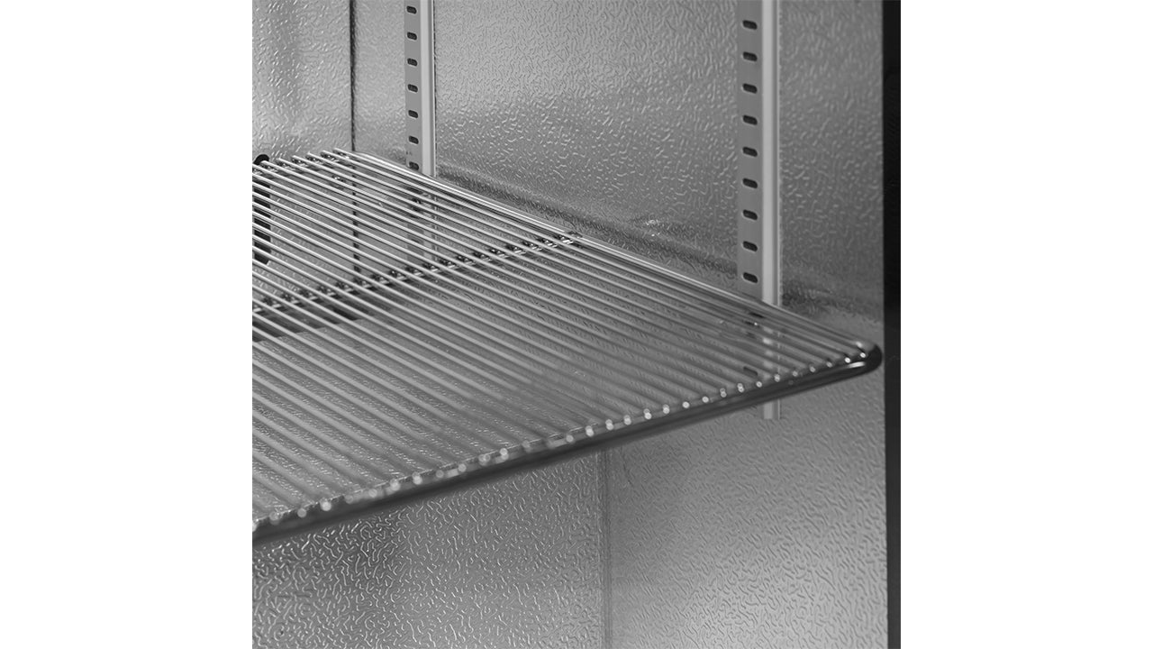 Refrigerated Bar Back with 2 Glass Doors – BA26H (190 L, Black, Energy Class A) 