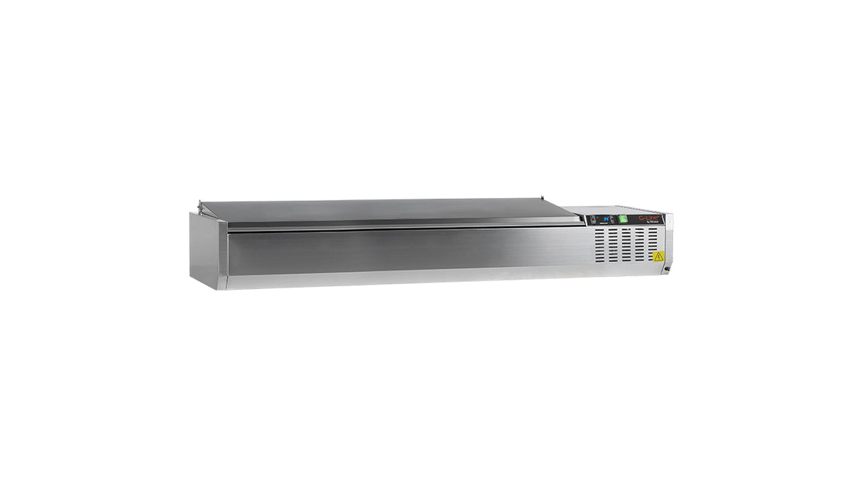 Refrigerated display case GN1/3 GVC38-180 S/S – Professional equipment