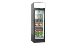 Vitrine Réfrigérée de Luxe à Montage Supérieur / Inférieur – Noir / Blanc – Porte Simple