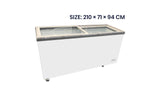 Congélateur Coffre / Frigo Multifonction 210×71×94 cm – Grande Capacité Économique
