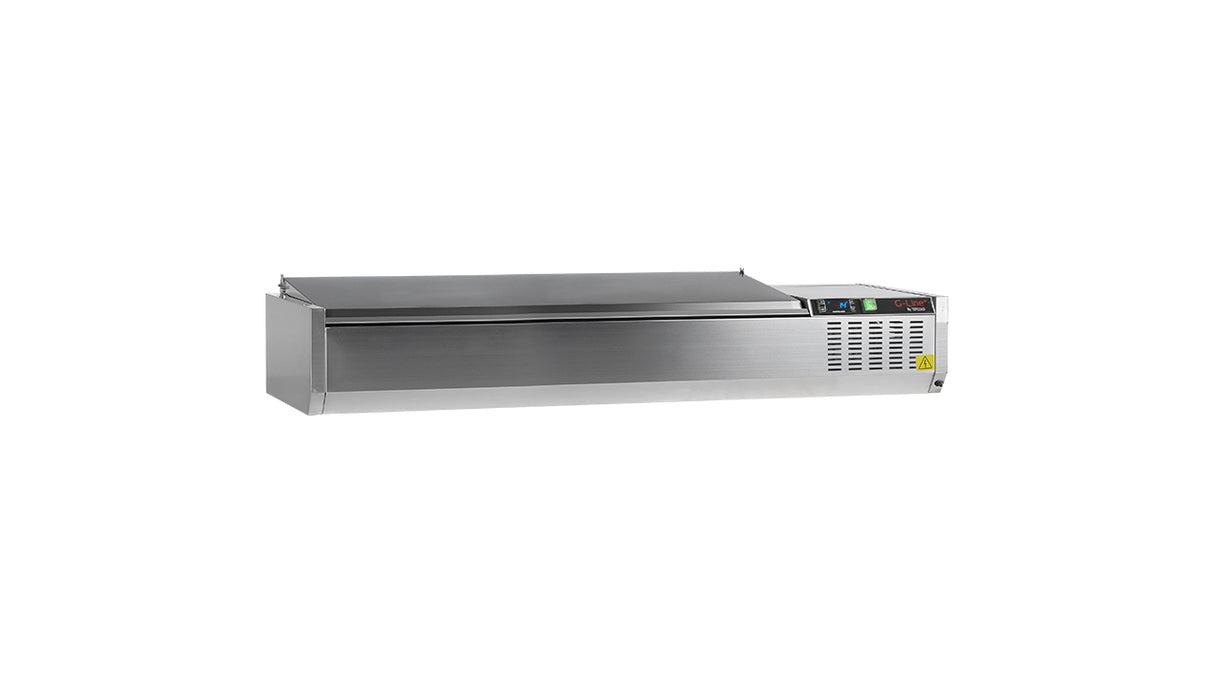 Refrigerated display case GN1/4 GVC33-160 S/S – Professional equipment
