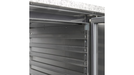 GN 1/1 Refrigerated Pizza Table with Topping Module – PT1310 + GVC38-200