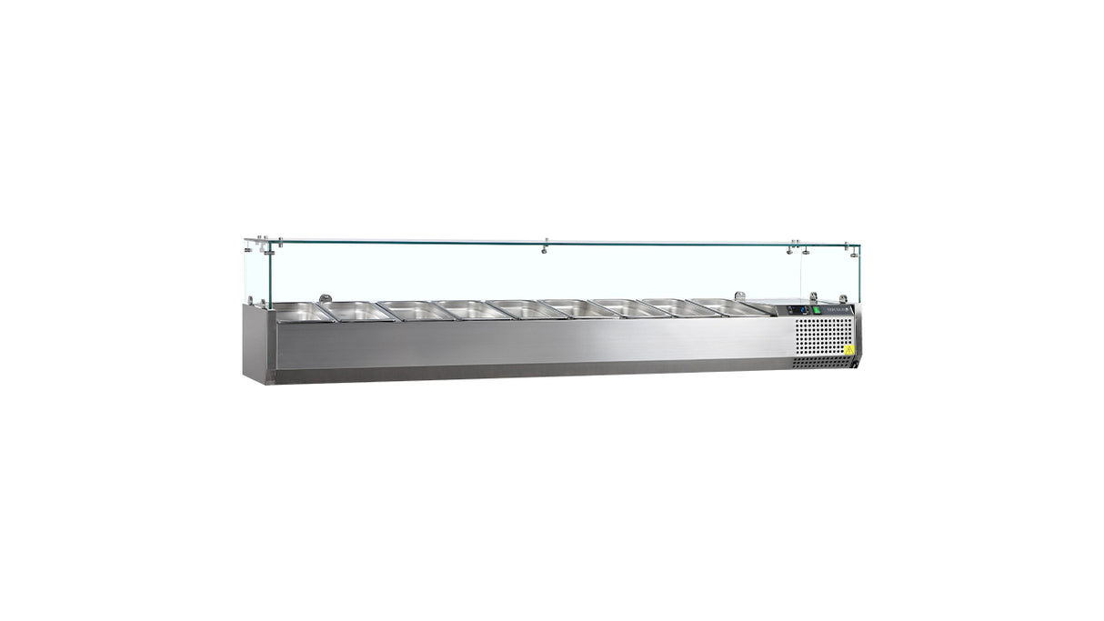 Refrigerated display case GN1/3 VK38-180 S/S LID – Professional equipment