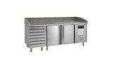 GN 1/1 Refrigerated Pizza Table in Stainless Steel – PT1310