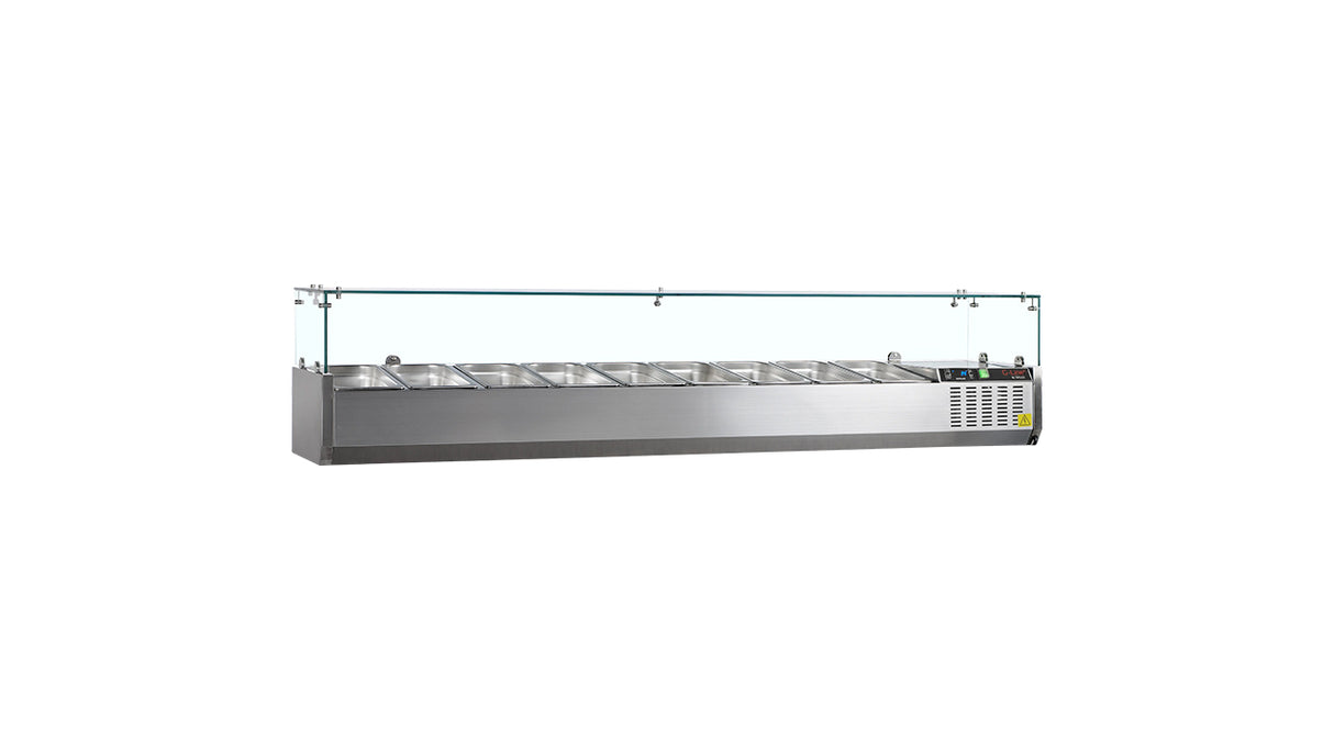 GN1/3 GVC38-200 Refrigerated Display Case – Professional Equipment
