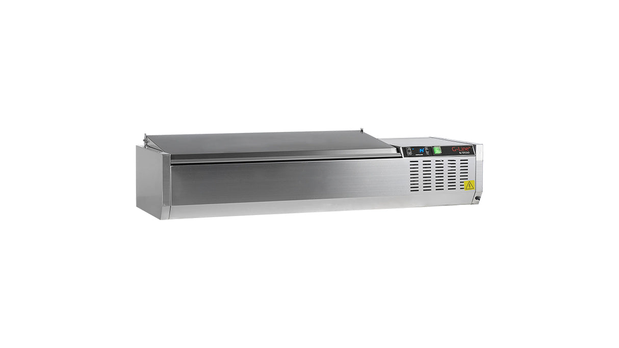 Refrigerated display case GN1/4 GVC33-120 S/S – Professional equipment