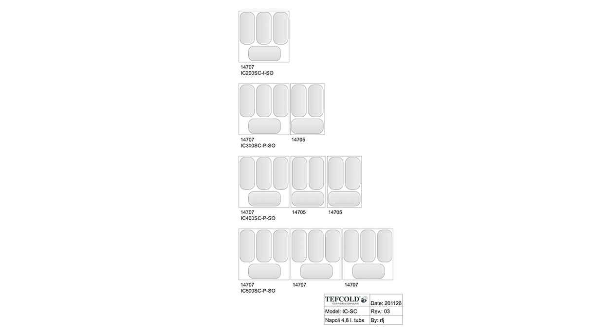 Ice Cream Freezer – IC401SC (350 L, White, Energy Class D) 