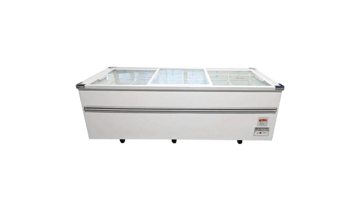 Congélateur Coffre Commercial à Vitres Coulissantes – Grande Capacité