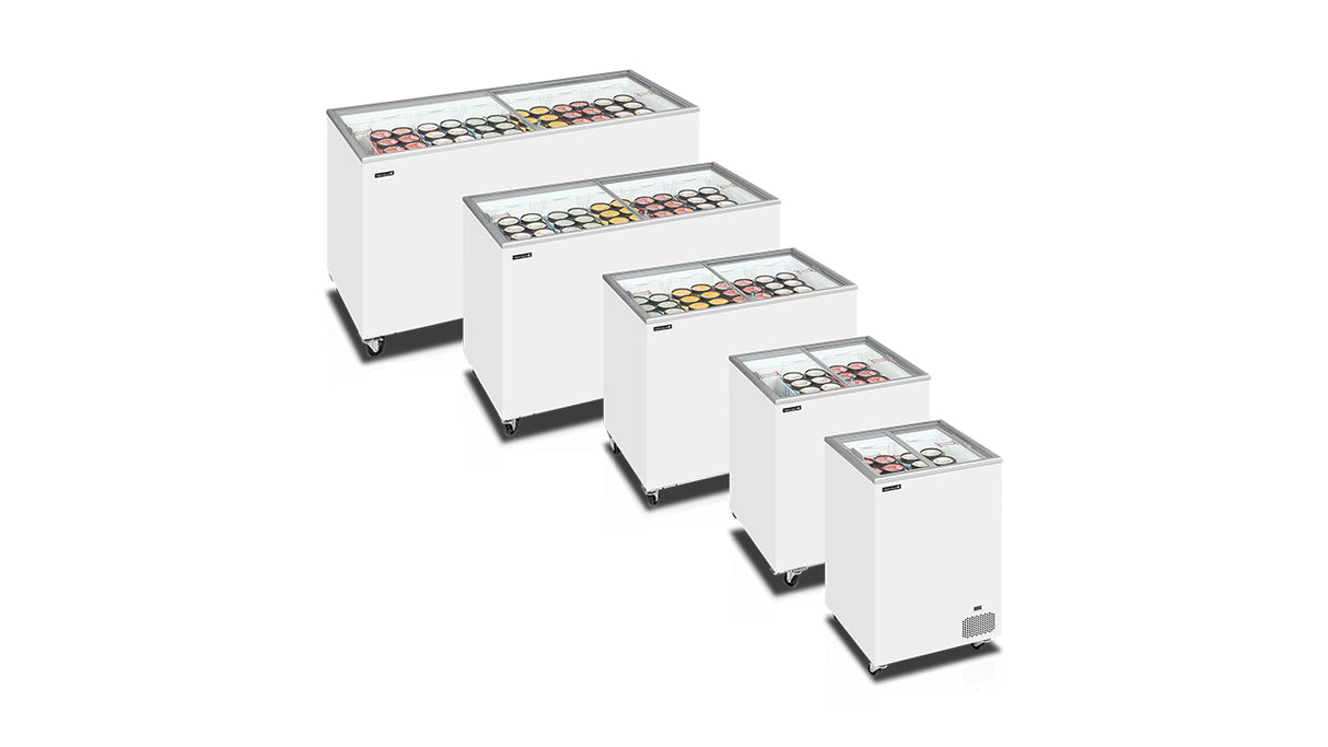 Ice Cream Freezer – IC401SC (350 L, White, Energy Class D) 